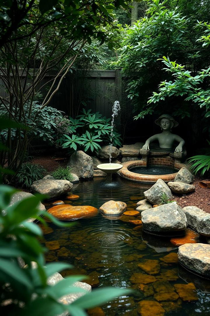 Hidden Retreat Pond - 30 Backyard Pond Ideas