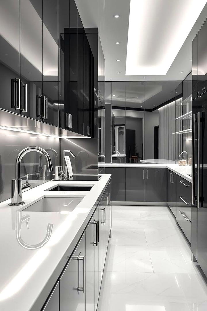 High Gloss Finishes - 30 Glam Interior Design Ideas