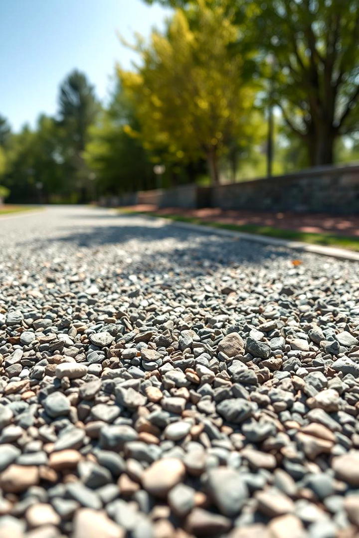 High Performance Gravel Surface - 30 Gravel Driveway Ideas