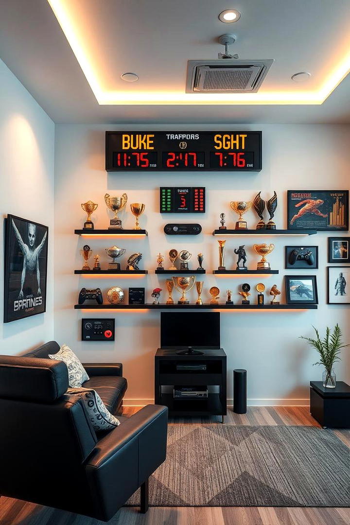 High Score Wall of Fame Room - 30 Game Room Ideas