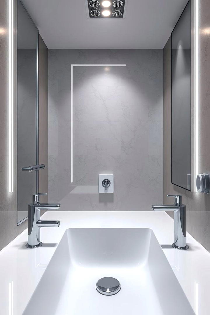 High Tech Smart Wet Room - 30 Wet Room Ideas