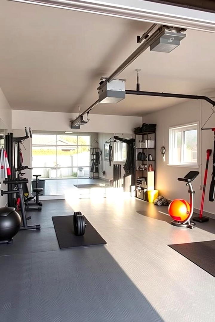 Home Gym Transformation - 30 Garage Makeover Ideas