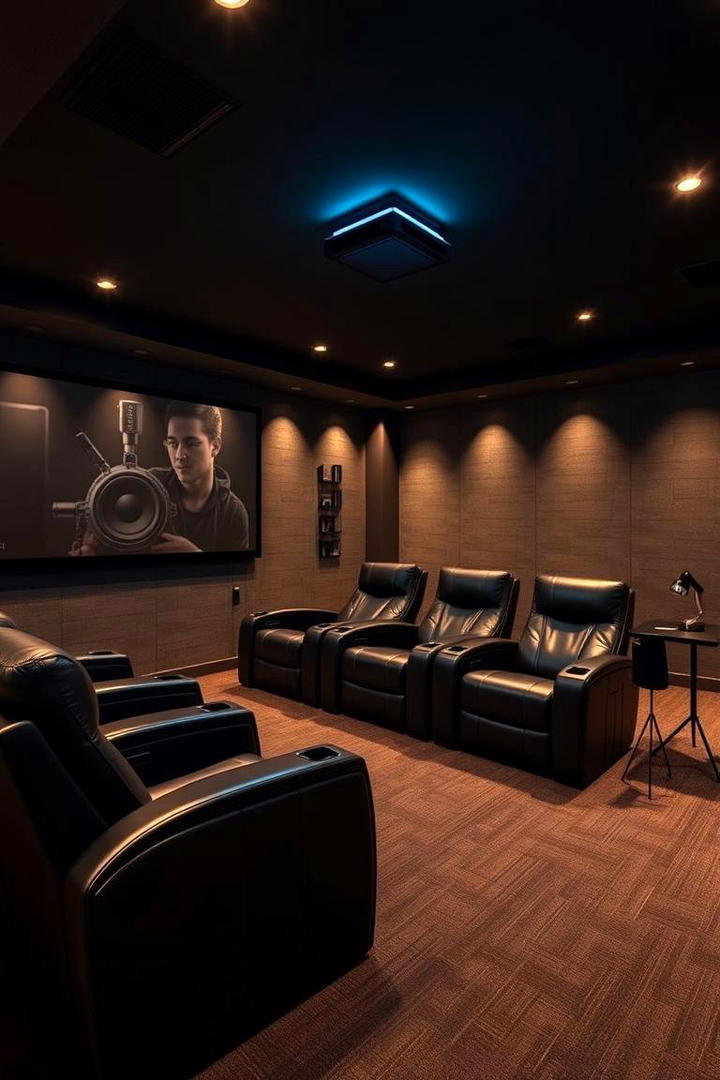 Home Theater Gaming Nook - 30 Basement Game Room Ideas