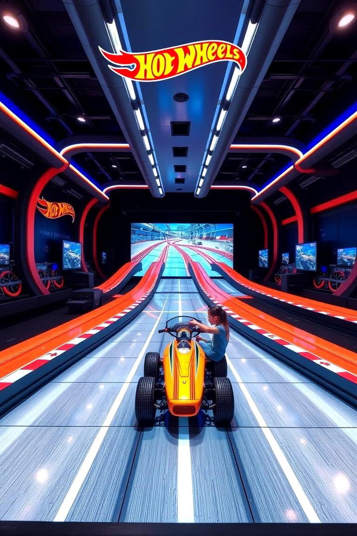 Hot Wheels Driving Simulator Experience - 30 Hot Wheels Birthday Party Ideas