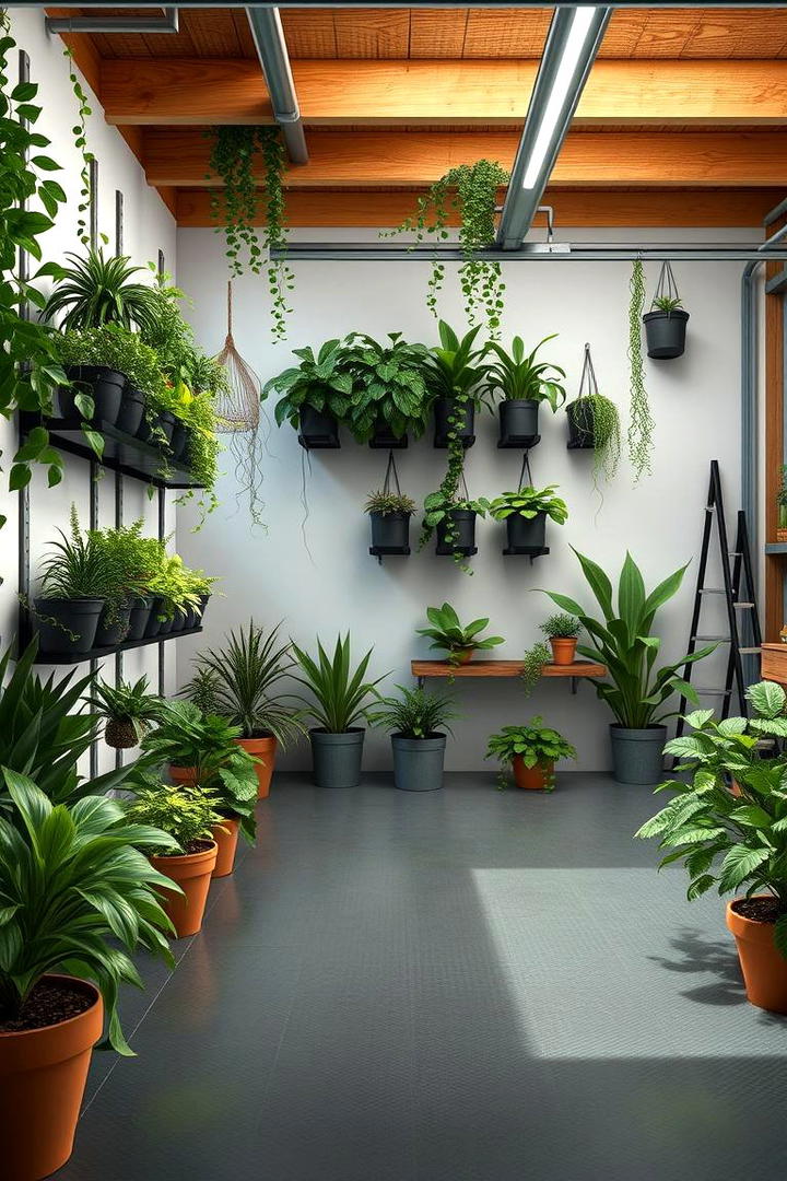 Indoor Garage Garden - 30 Garage Makeover Ideas