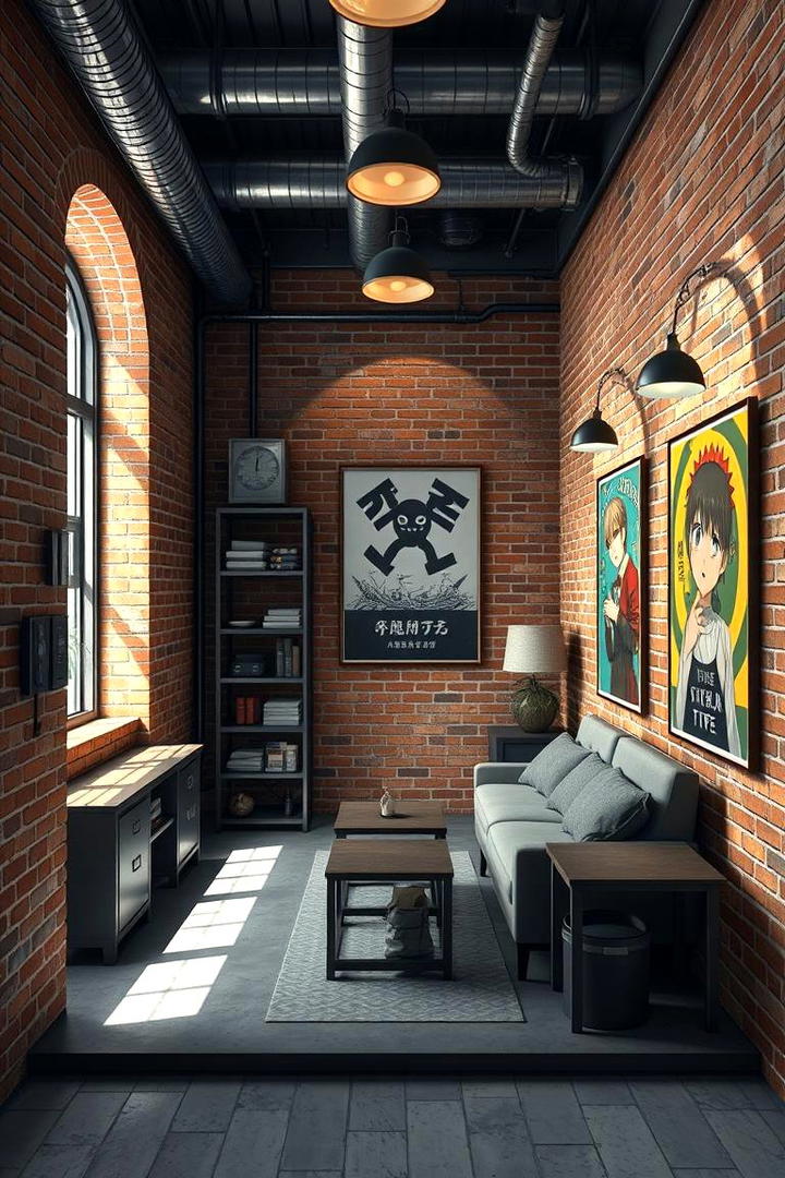 Industrial Anime Vibe - 30 Anime Room Ideas