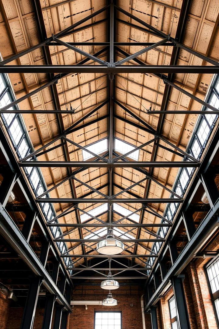 Industrial Chic Cathedral Ceiling - 30 Cathedral Ceiling Ideas