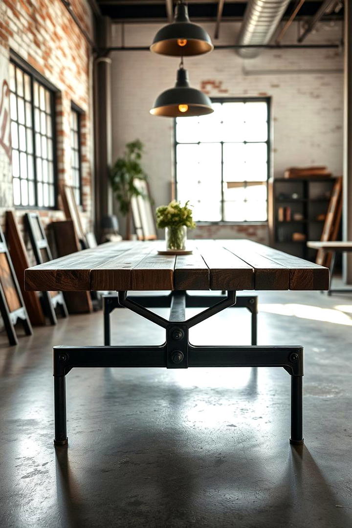 Industrial Chic Table - 30 Table Design Ideas