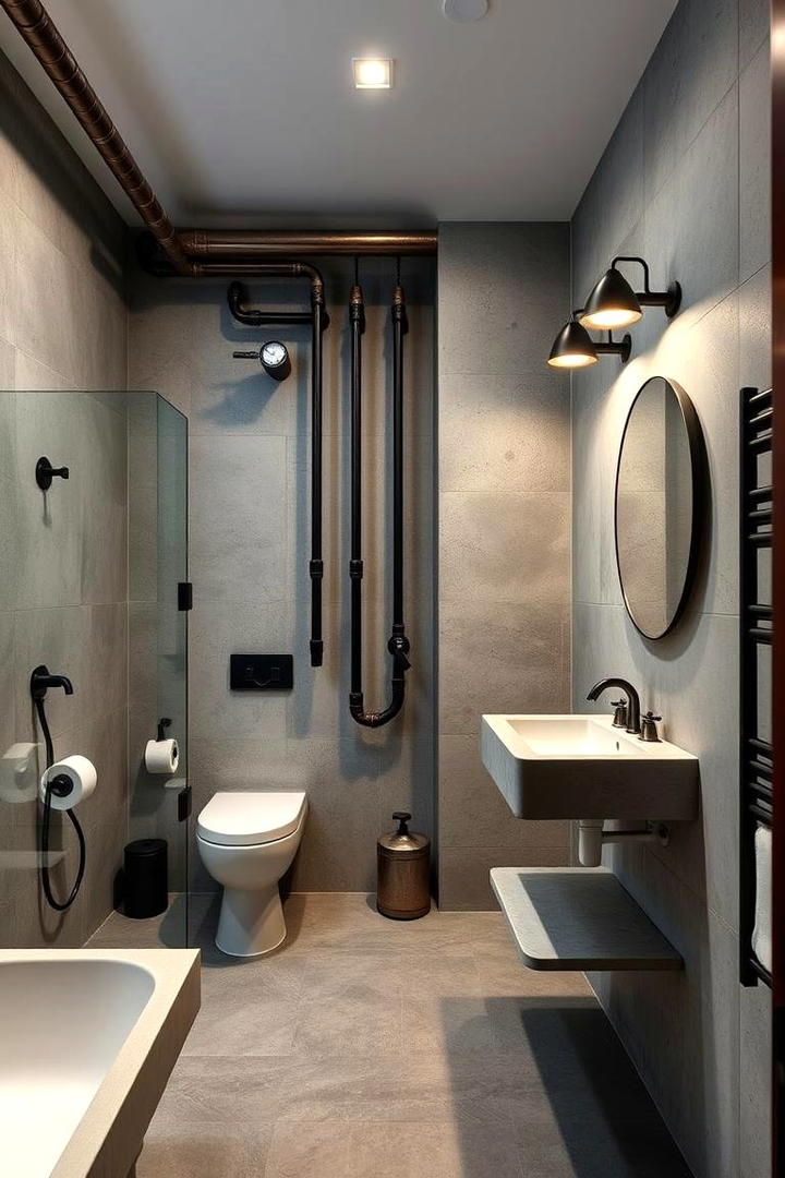 Industrial Design Bathroom - 30 2000s Room Ideas