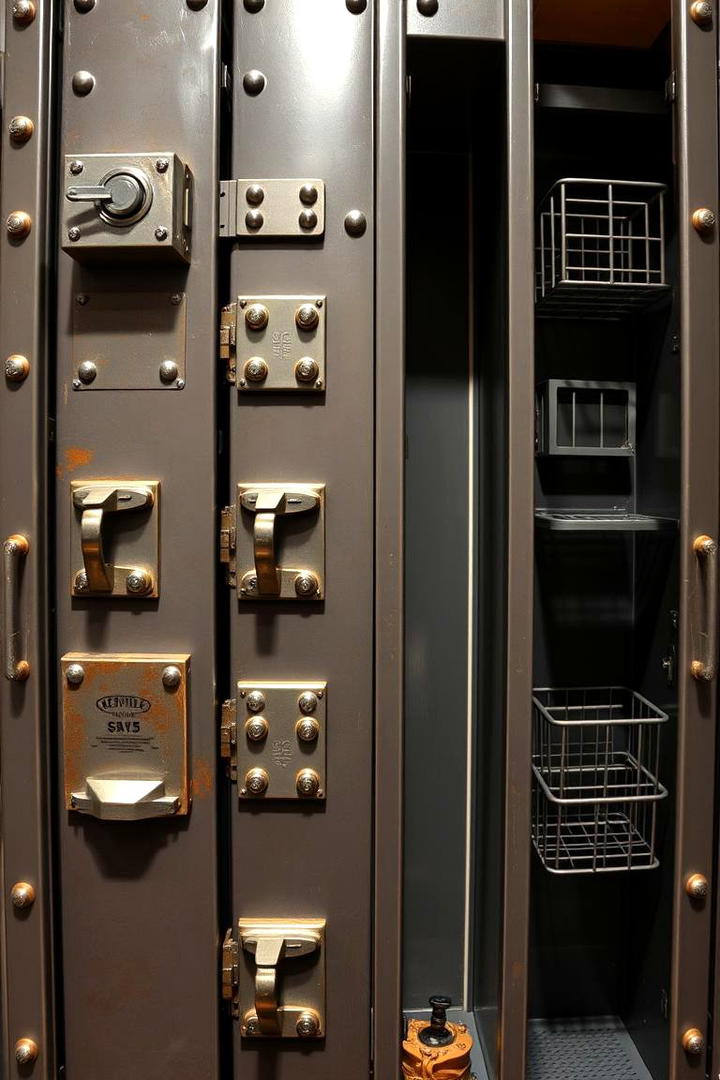 Industrial Metal Accents - 30 Locker Decor Ideas