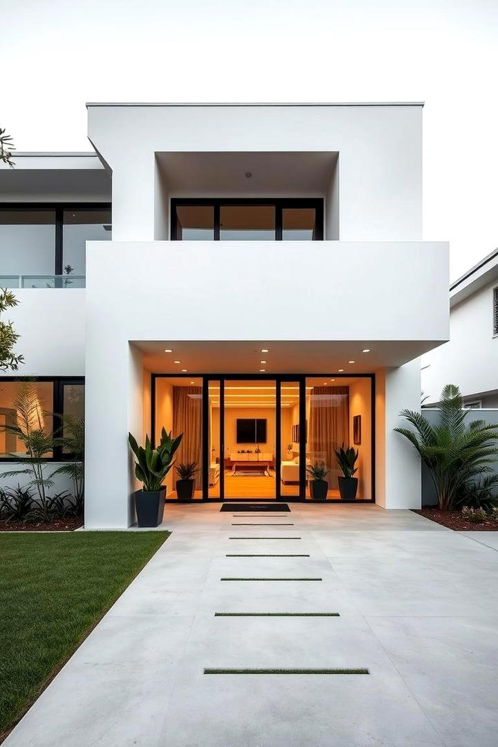 Innovative Entryways - 30 Minimalist House Exterior Ideas