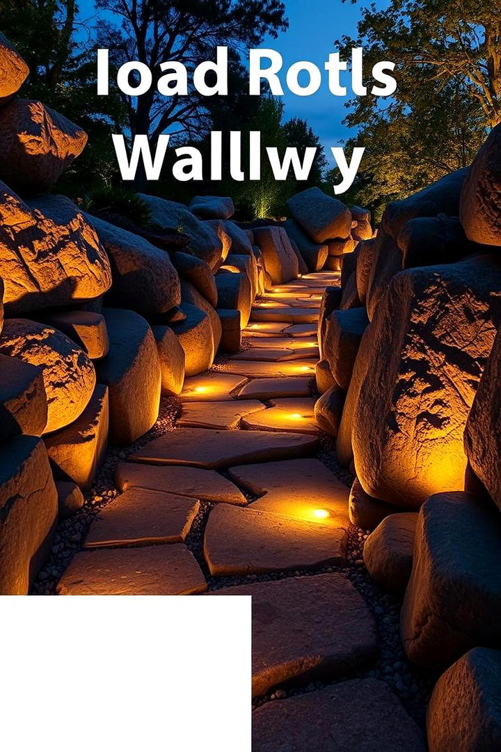 Innovative Rock Walkway - 30 Rock Walkway Ideas