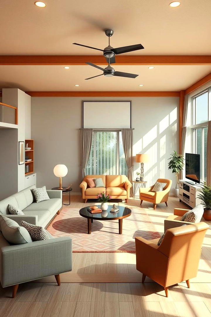 Innovative Space Layouts - 30 1950s Living Room Ideas