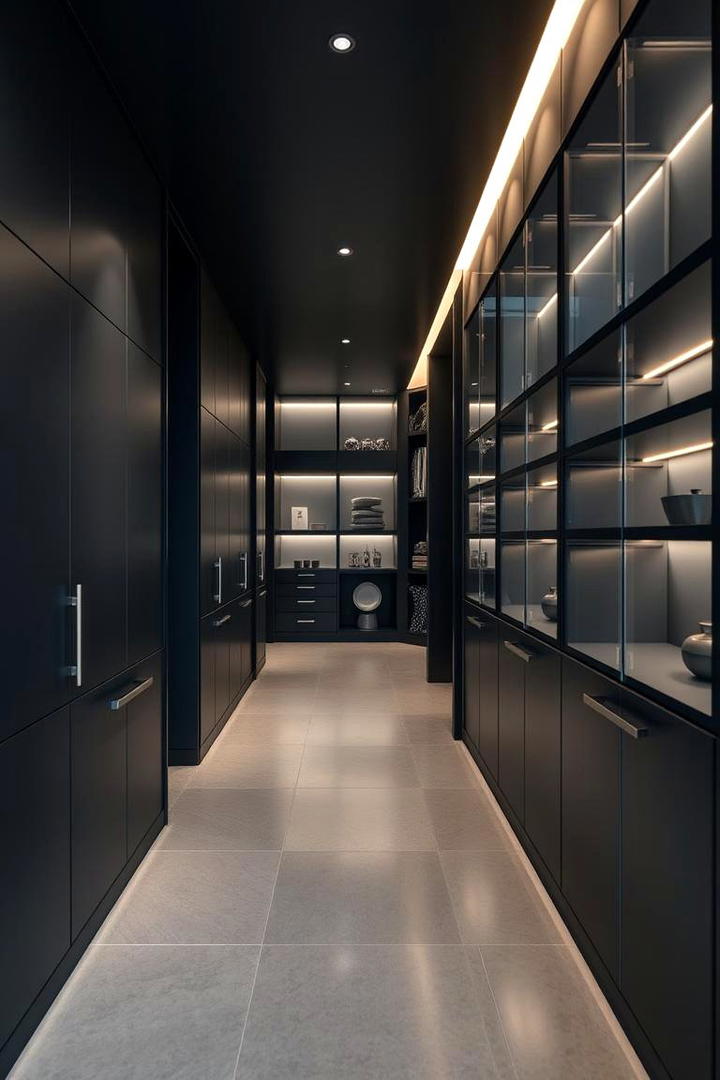 Innovative Storage Solutions - 30 Black Hallway Ideas