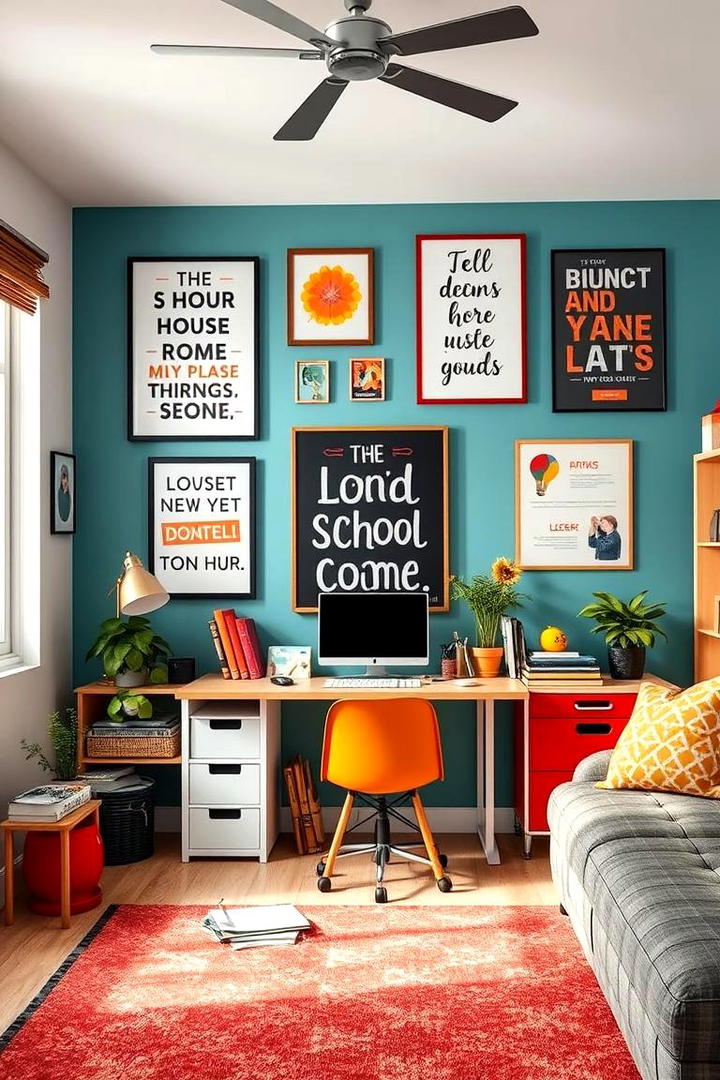 Inspirational Decor Theme - 30 Homeschool Room Ideas