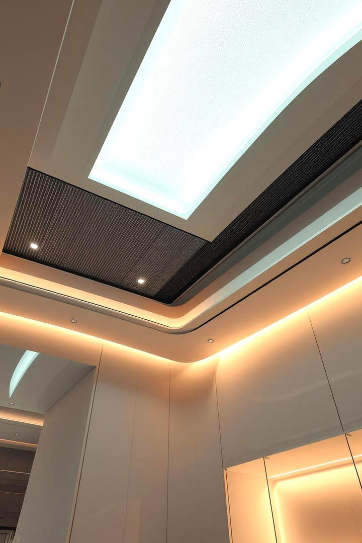 Integrated LED Lighting - 30 Accent Ceiling Ideas