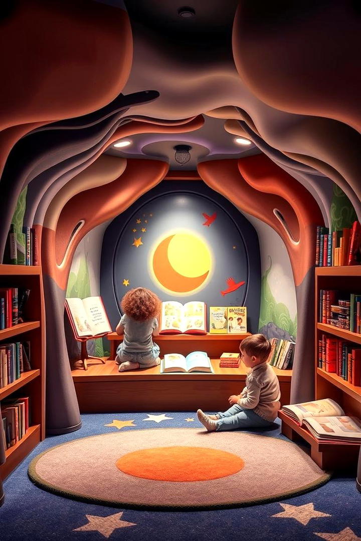 Interactive Book World - 30 kids reading nook ideas