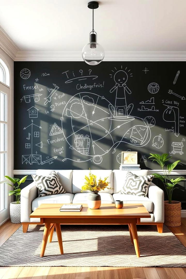 Interactive Chalkboard Walls - 30 Wall Covering Ideas