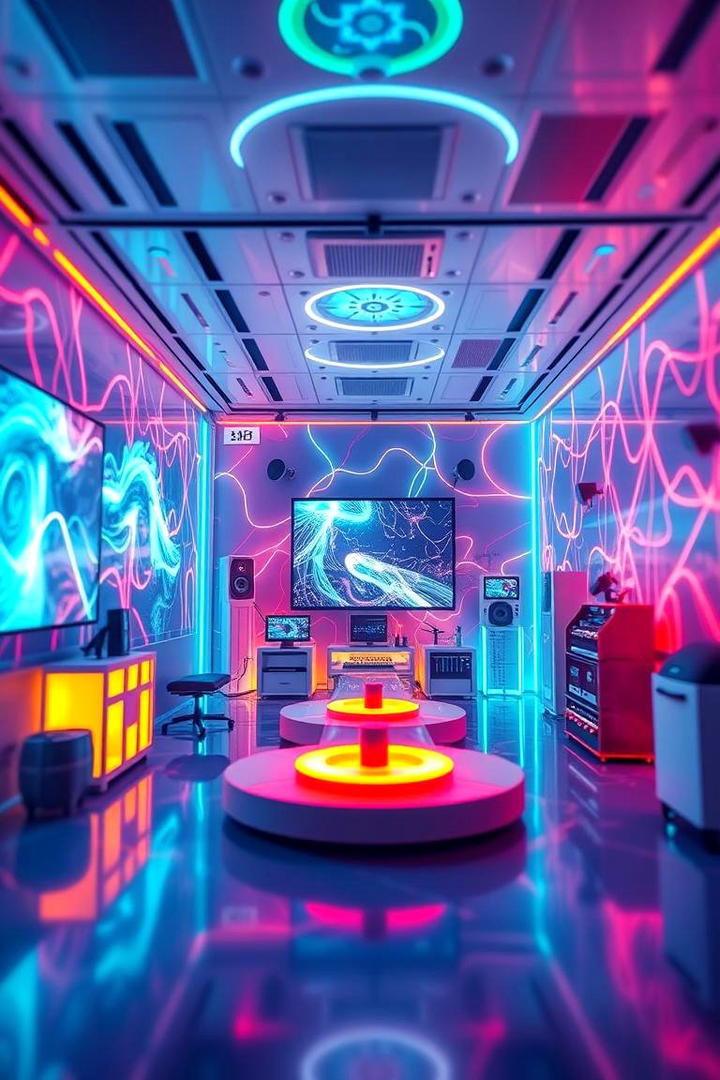 Interactive Light and Sound Lab - 30 Sensory Room Ideas