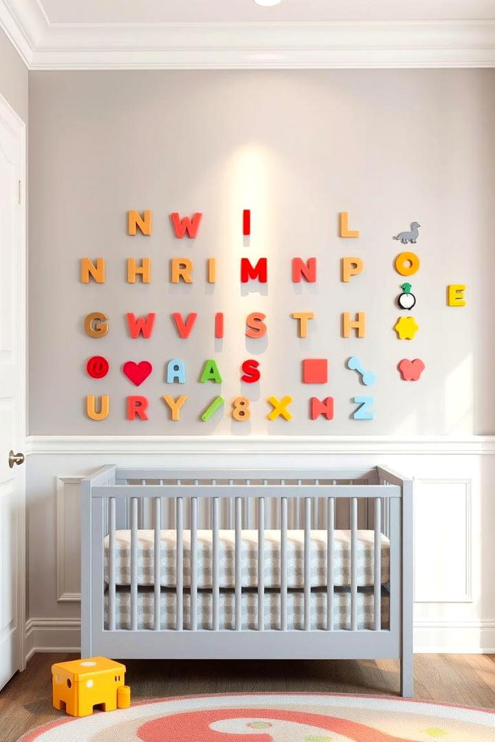 Interactive Magnetic Walls - 30 Nursery Accent Wall Ideas