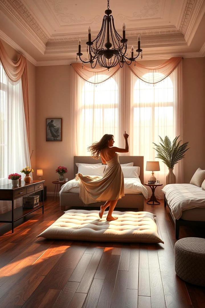 Intimate Dance Floor - 30 romantic bedroom ideas