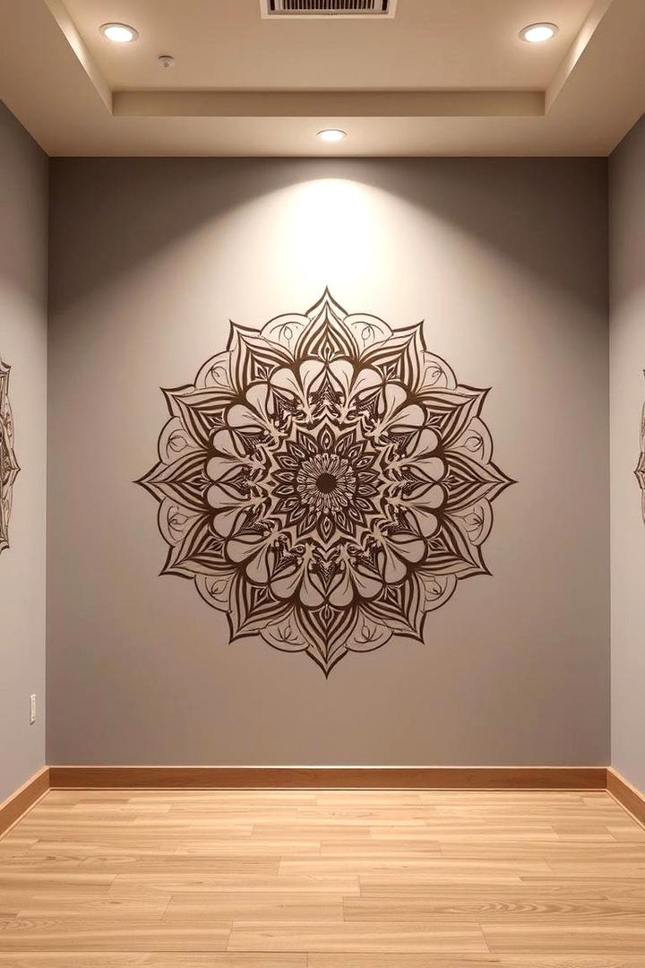 Intricate Mandala Patterns - 30 Wall Painting Ideas of Any Room