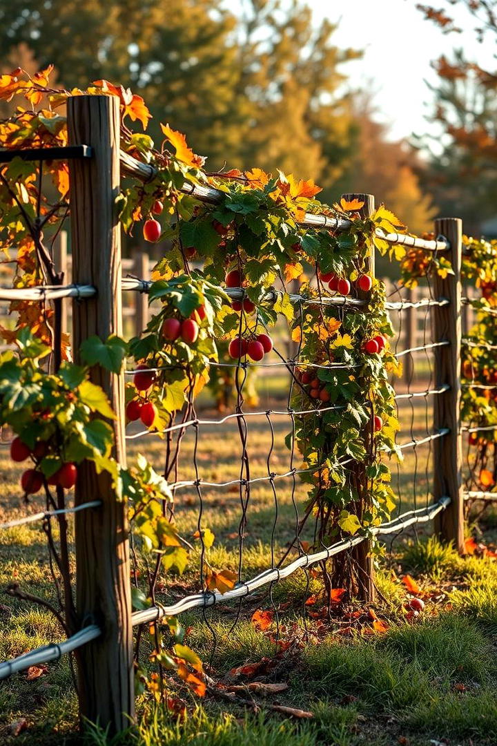 Inviting Backyard Vineyard Fence - 30 Split Rail Fence Ideas