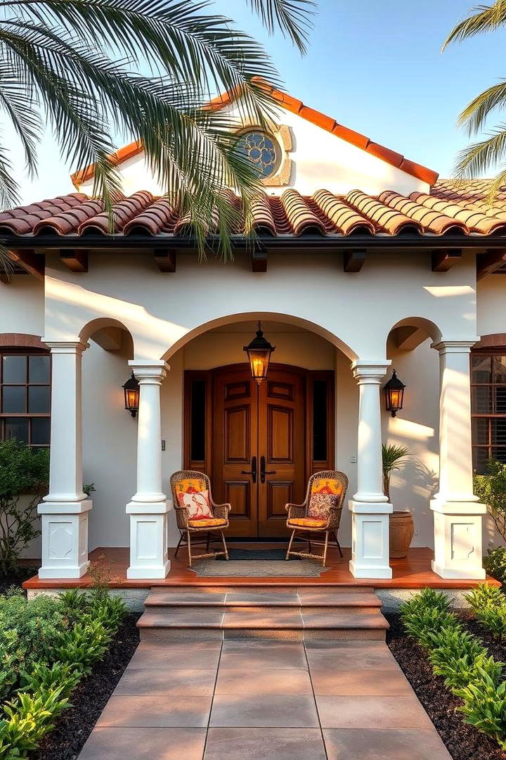 Inviting Front Porch - 30 spanish bungalow exterior ideas