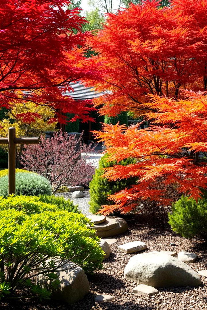 Japanese Maple Accent Garden - 30 Japanese Garden Ideas