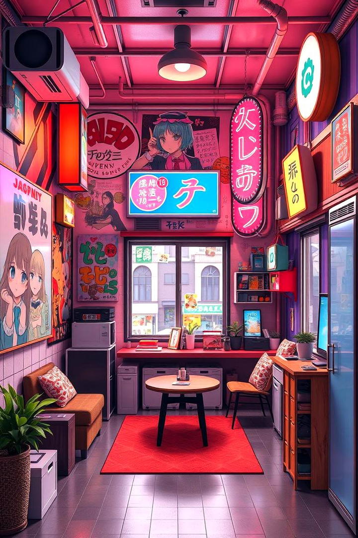 Japanese Street Anime Room - 30 Anime Room Ideas