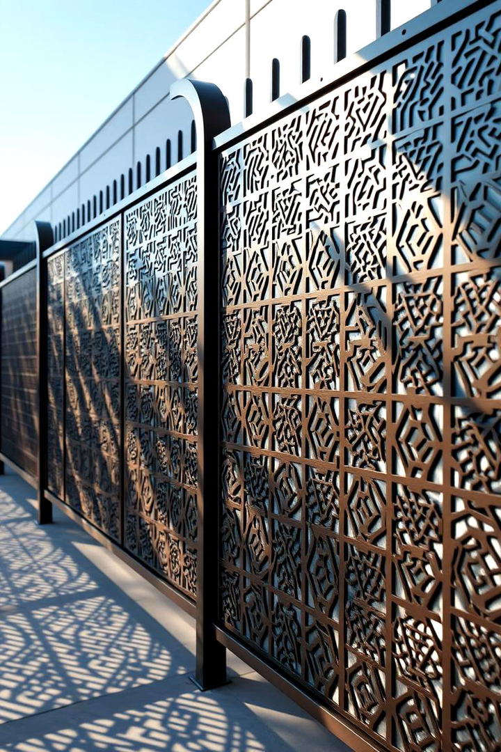 Laser Cut Metal Patterns - 30 Decorative Fence Ideas