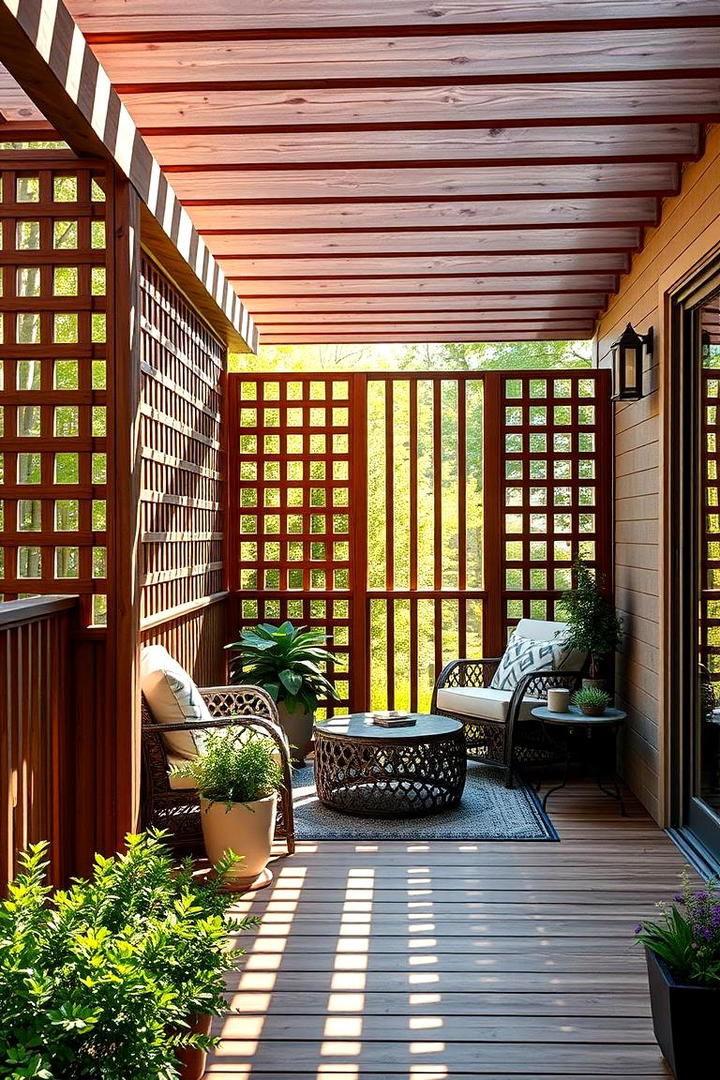 Lattice Privacy Screens - 30 Deck Privacy Ideas