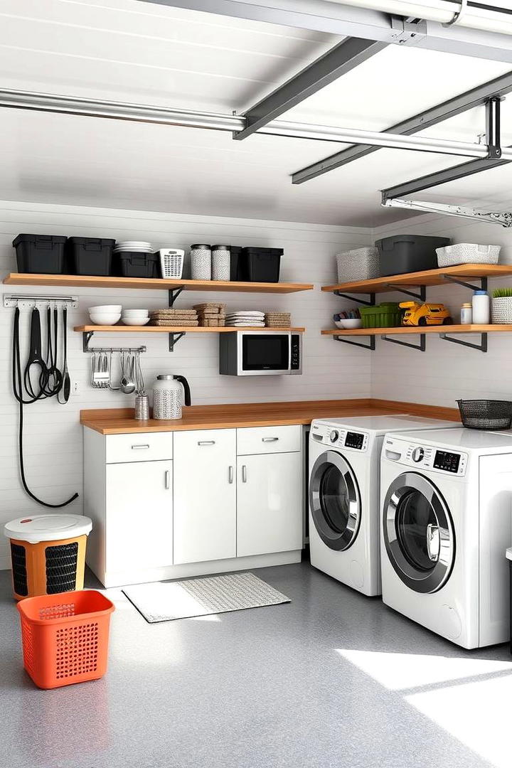 Laundry and Utility Combo - 30 Garage Makeover Ideas