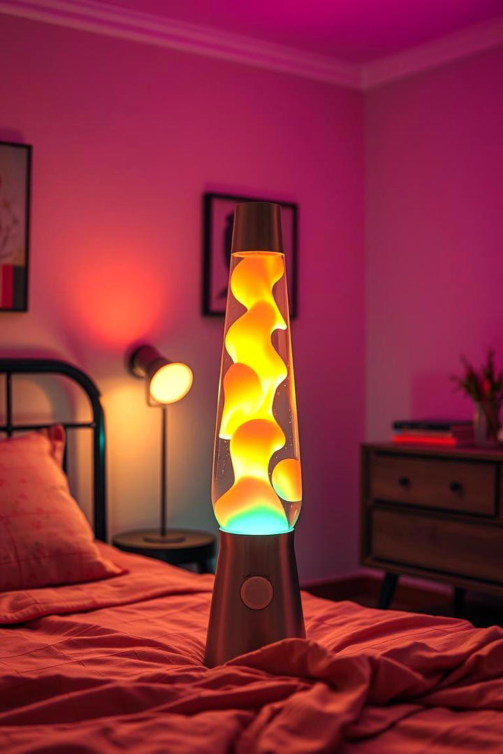 Lava Lamp Vibes - 30 90s Bedroom Decor Ideas