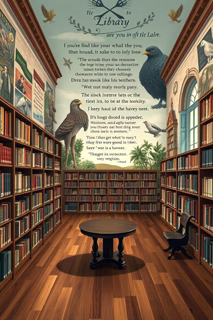 Library Literary Mural - 30 Interactive Murals