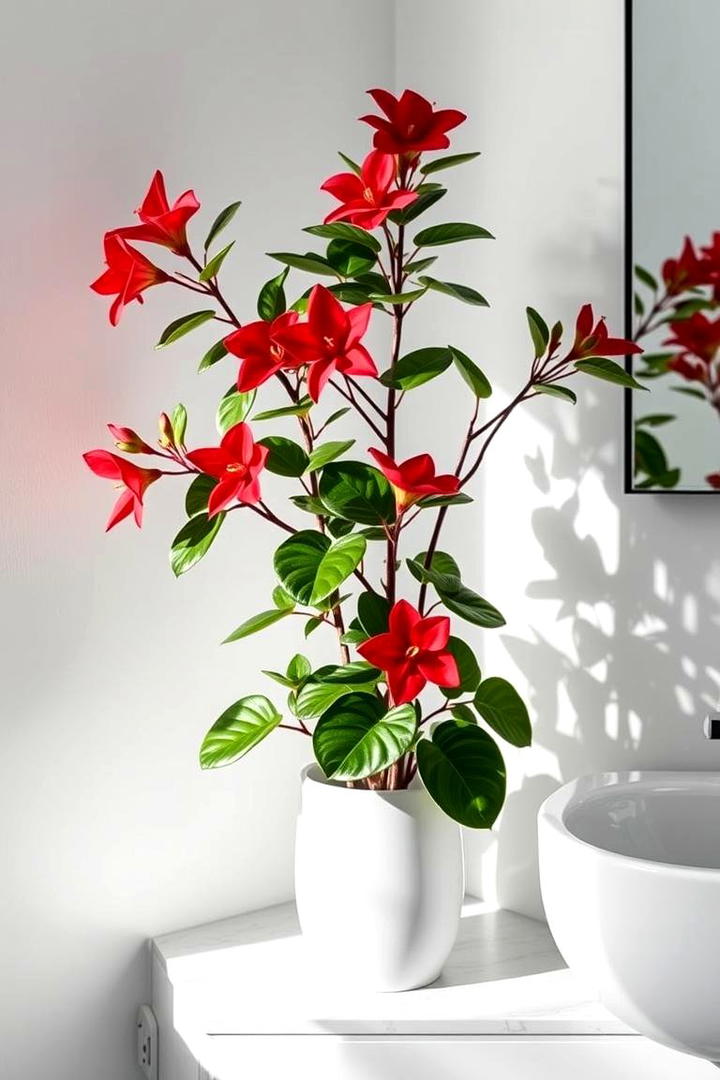 Lipstick Plant - 30 Best Plants for Bathroom