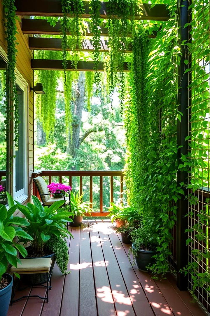 Living Green Walls - 30 Deck Privacy Ideas