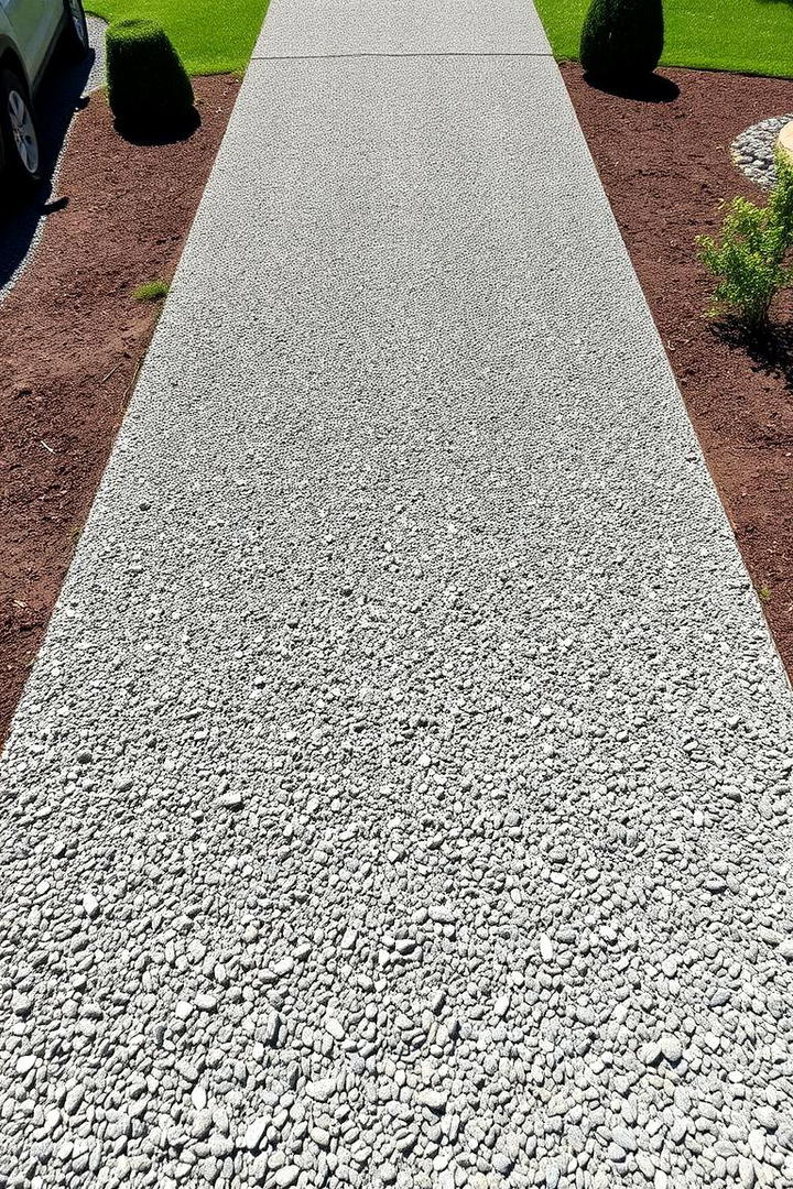 Low Maintenance Gravel Driveway Option - 30 Gravel Driveway Ideas