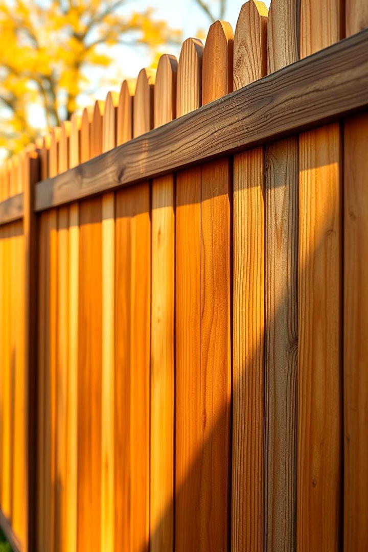 Luminous Amber Highlight - 30 Fence Stain Colors