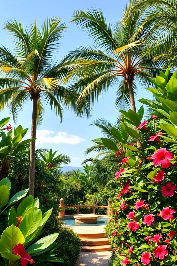 Lush Tropical Escape - 30 Patio Garden Ideas