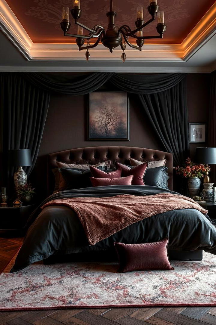 Luxe Velvet Touches - 30 Fall Bedroom Decor Ideas