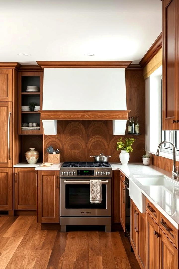 Luxe Wood Paneling - 30 Art Deco Kitchen Ideas