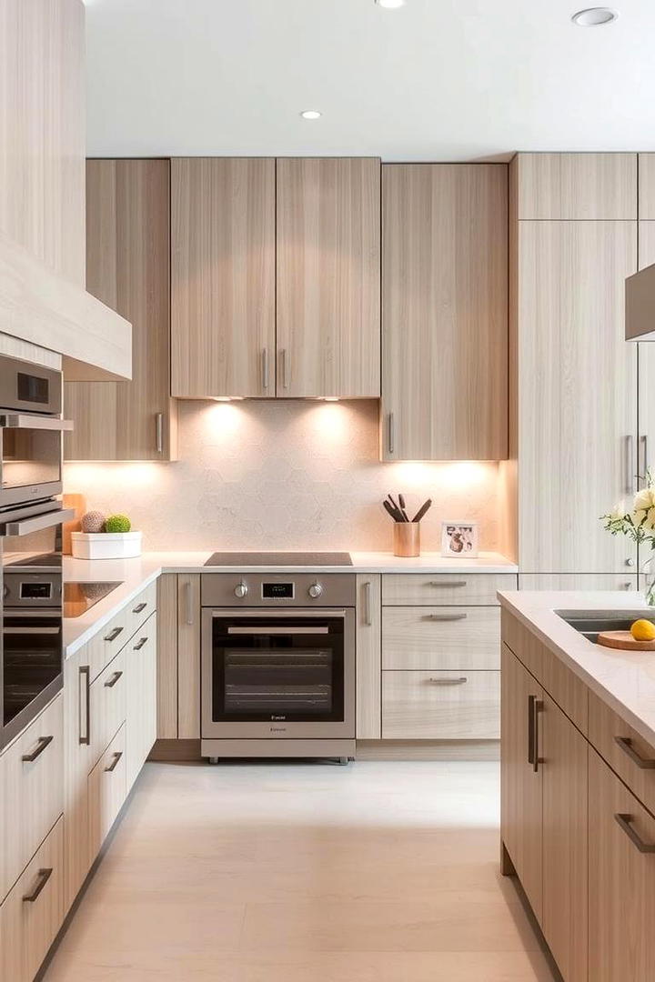 Luxurious Yet Subtle Appeal - 30 Kitchens With Light Wood Cabinets