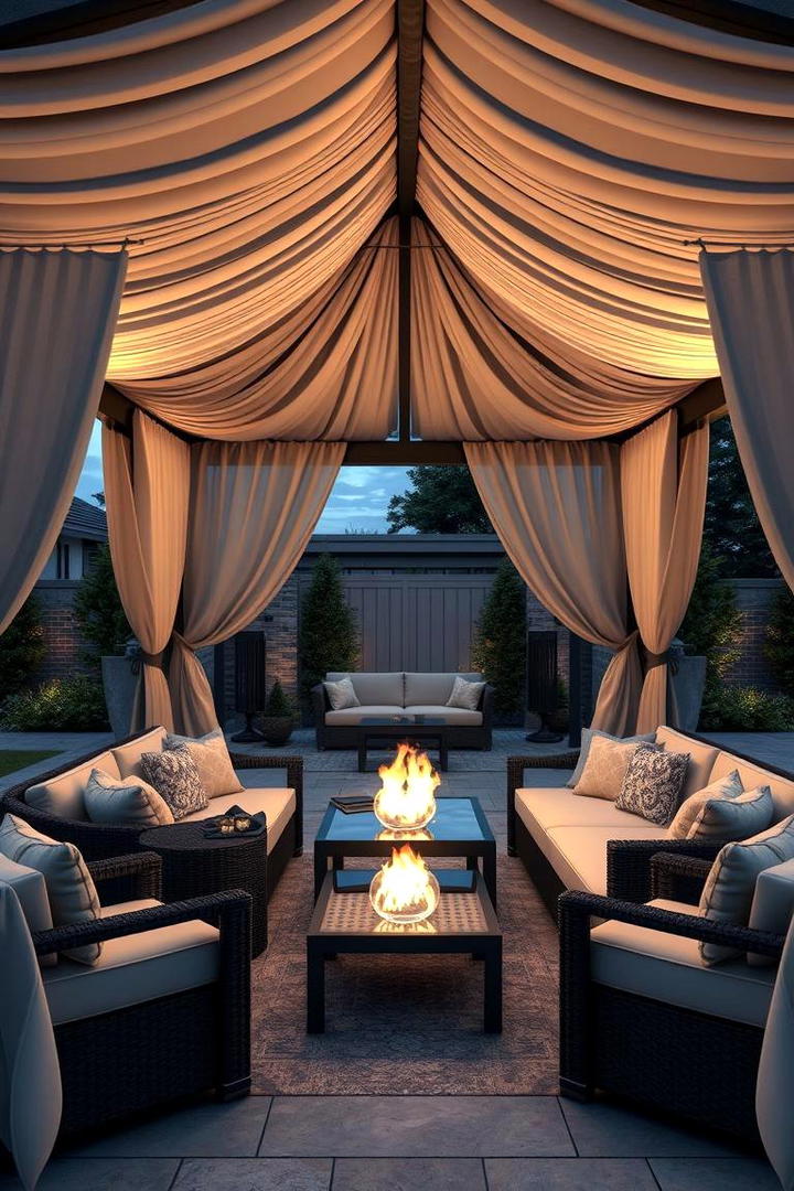 Luxury Outdoor Lounge - 30 Backyard Gazebo Ideas