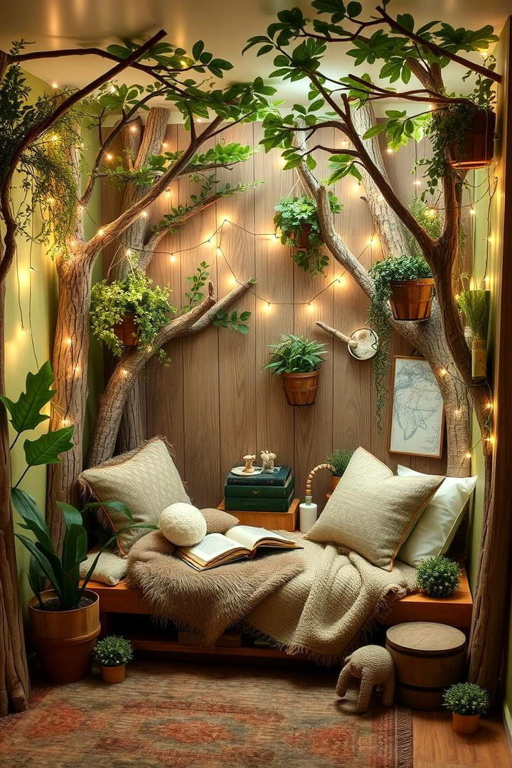 Magical Forest Nook - 30 kids reading nook ideas