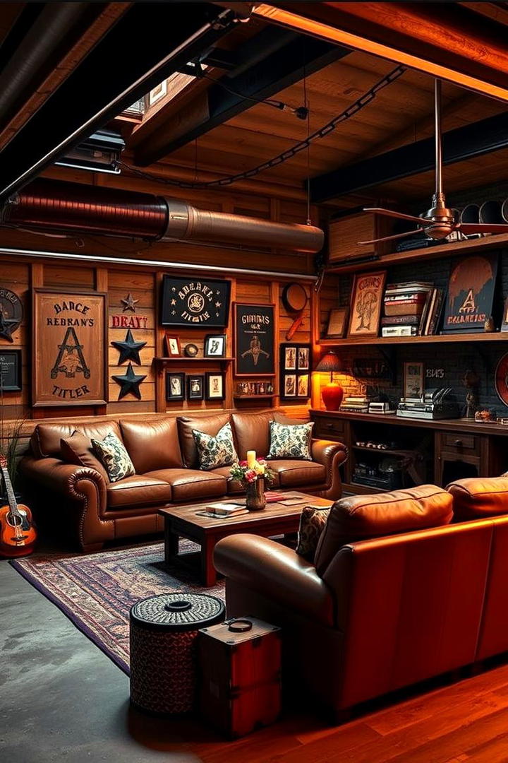 Man Cave Retreat - 30 Garage Makeover Ideas