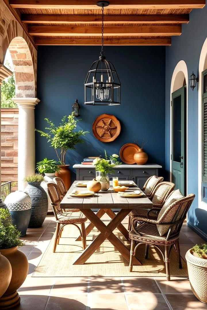 Mediterranean Blue and Olive Warmth - 30 Blue and Green Color Combos for Decorating