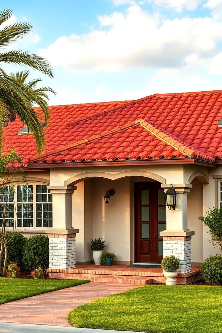 Mediterranean Red Tile Roof - 30 spanish bungalow exterior ideas