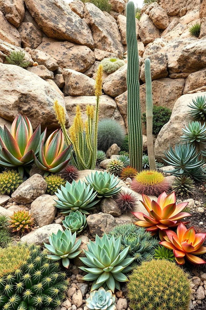 Mediterranean Succulent Sanctuary - 30 Mediterranean Garden Ideas