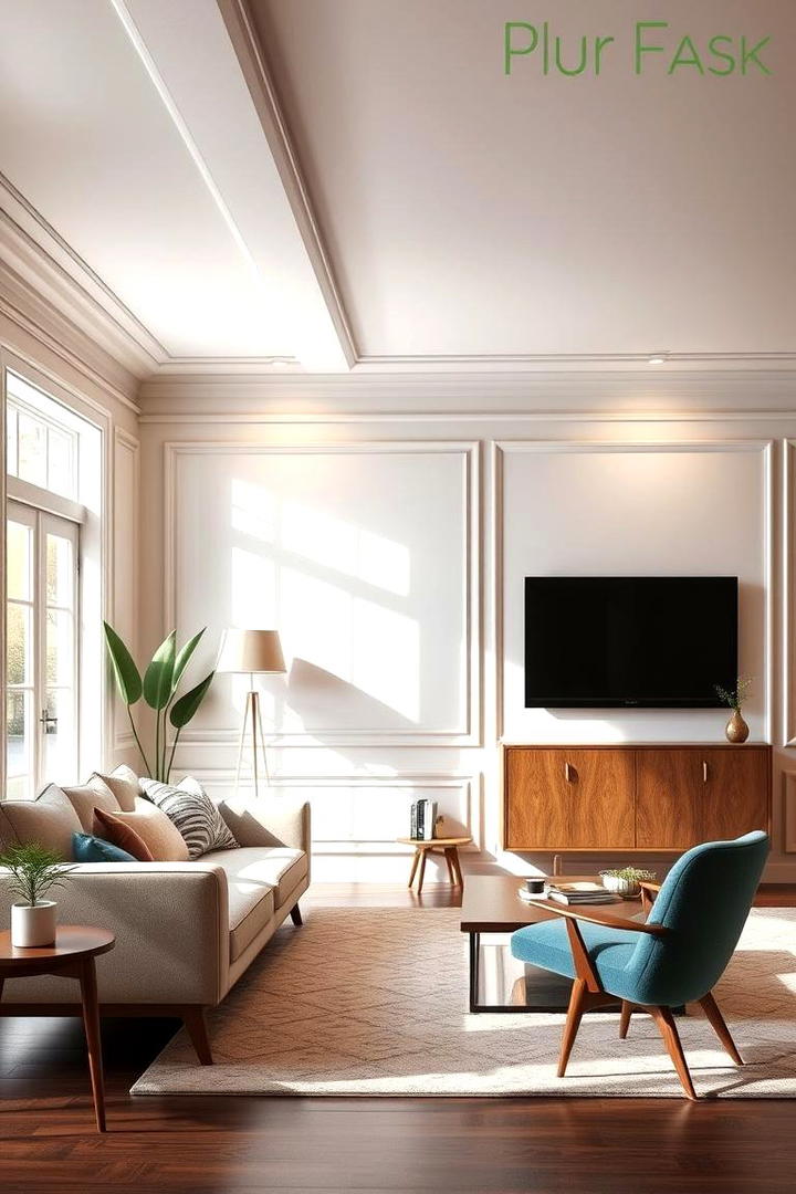 Mid Century Modern Trim - 30 Wall Molding Ideas